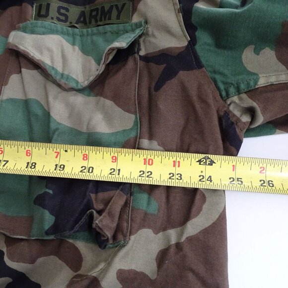 Vtg Alpha Industries US Army Camouflage Cold Weather Field Coat Men Size L LONG - Picture 8 of 10